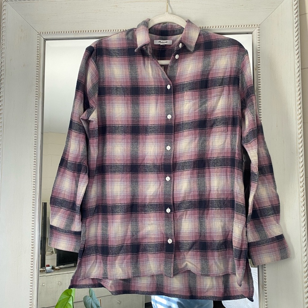 New with tags Madewell Flannel Shirt